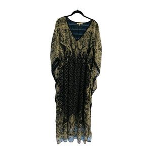 Speed Control Blue & White Maxi Dress XL